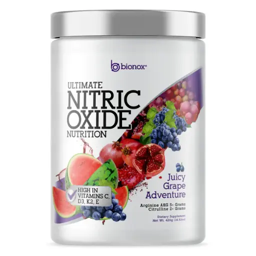 Ultimate Nitric Oxide Nutrion, Juicy Grape Adventure - 60 Sc